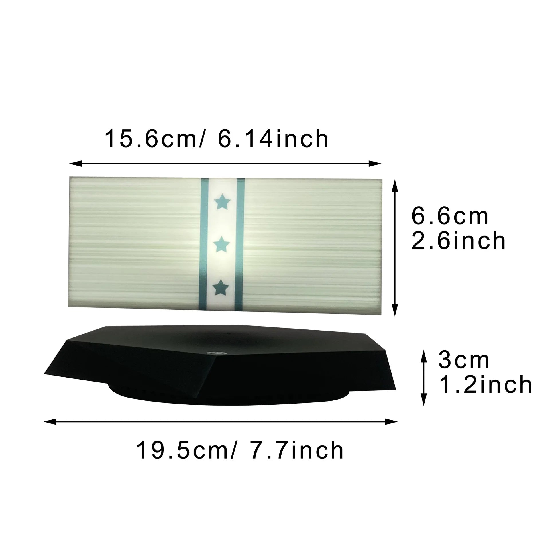 Levitating Dollars Magnetic Levitation 360° Free Rotation Floating Dollars Night Light Creative Gift Office Bedroom Home Decor