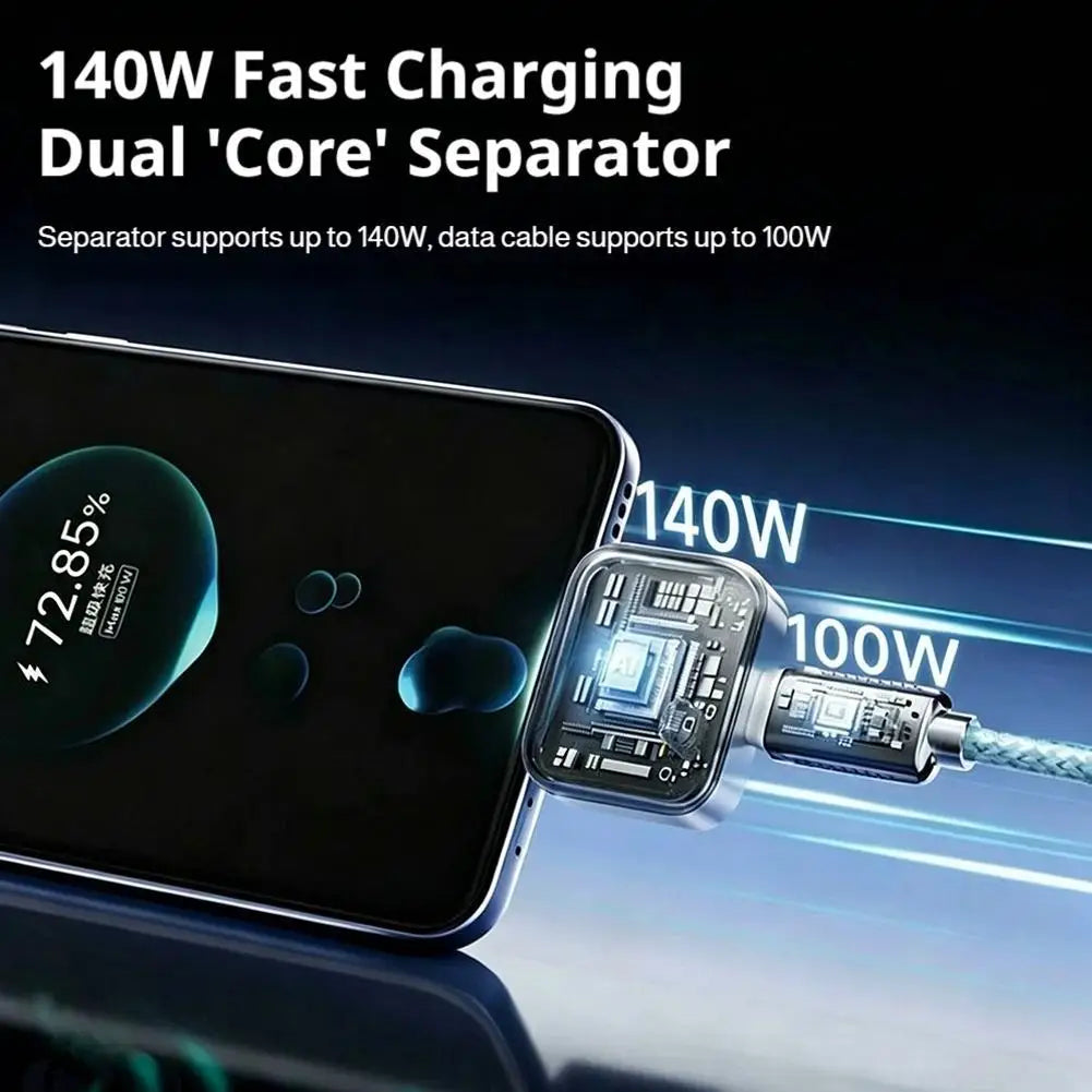 140W Fast Charging Full Charged Separator Auto Disconnect Protector Auto Cut off Overcharge Protection Safety Charger for Phone